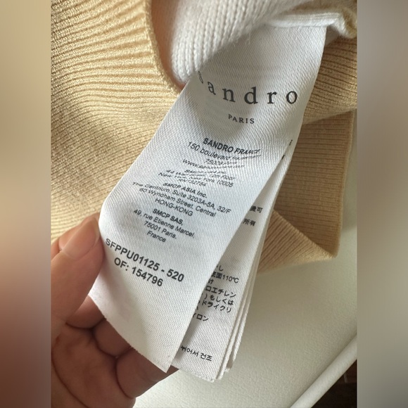 Sandro lovely warm yellow cotton top - Picture 3 of 5